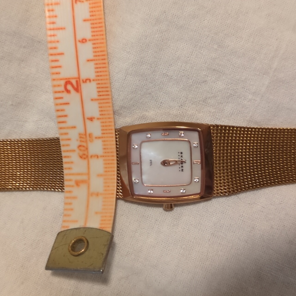 Rose gold Skagen wrist watch - Picture 6 of 6